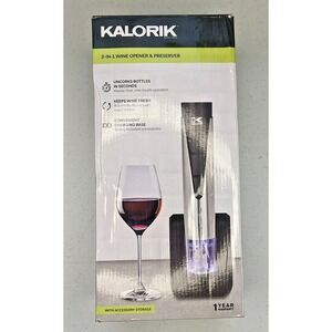 Kalororik 2-in1 Wine Opener & Preserver